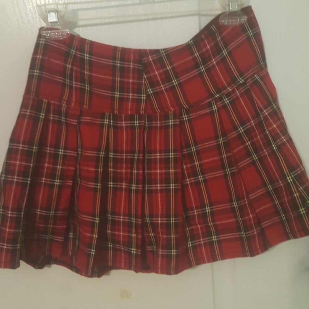 Plaid Mini Skirt